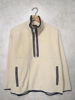 総柄 フリースジャケット