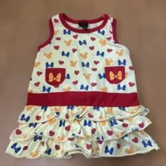 BABYDOLL ミニー柄 ワンピース 90のサムネイル