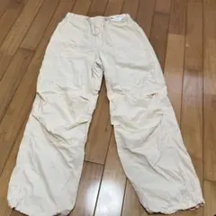 GU WOMEN テックパラシュートプルオンパンツ L