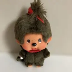 顔でかモンチッチ 女の子 キーホルダー SSサイズ モンチッチ　タグなし