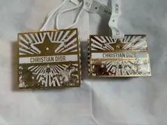 限定デザインDIOR ギフトラッピング用ショップ袋 2個セット