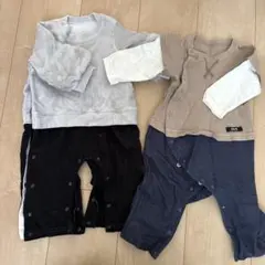 GU 70cm ロンパース・カバーオールセット