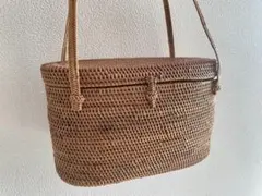 バリ島　アタ　籠バック