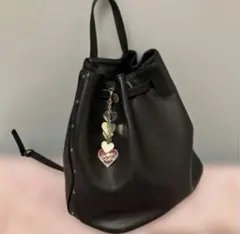 【レア】agnès b. VOYAGE FEMME 2way レザー　本革　巾着