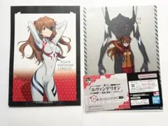 エヴァンゲリオン アスカ クリアファイル ステッカー ポートレート
