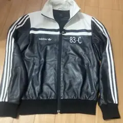 adidas 83-C レザージャケット - メルカリ