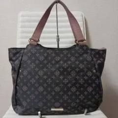 2111　ラシット　2wayバッグ　ポーチ付　ピンクグレー　極美品