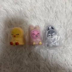 ライトマスコット skzoo ウルフチャン トゥェッキ ポガリ 3個セット