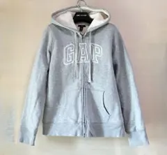 GAP フルジップ パーカー グレー　МサイズLサイズ　内側ボアで暖か　ギャップ