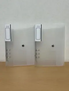 2個セット　6穴　6リング　ファイル　シール帳　セリア　ダイソー