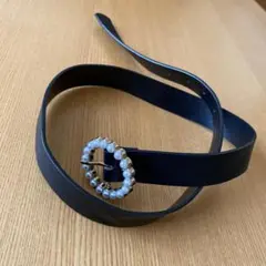 ポカリさま専用！パール調ベルト、スコットクラブネックウォーマー