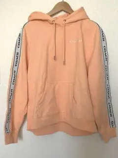 COACH ピンク フード付き 長袖パーカーのサムネイル