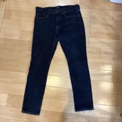 スキニーデニム ダークブルー 4ポケット　股下74.5cm