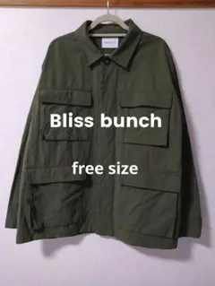 Bliss bunch/ブリスバンチ ミリタリージャケット 綿100%