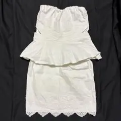 デイライル　Delyle デニムセットアップ　ホワイトデニム　ギャル　キャバ嬢