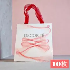 DECORTE コスメデコルテ　ショップ袋 10枚セット　ショッパー　手提げ紙袋