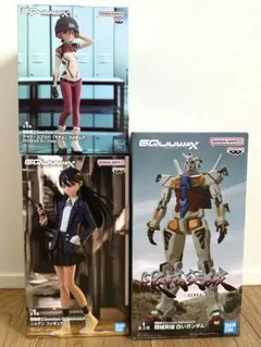機動戦士Gundam GQuuuuuuX 白いガンダム＆マチュ＆ニャアン