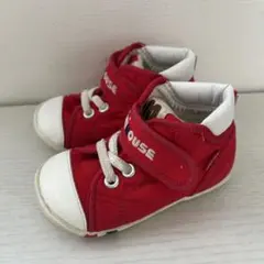 ミキハウス ベビーシューズ 13.5cm レッド