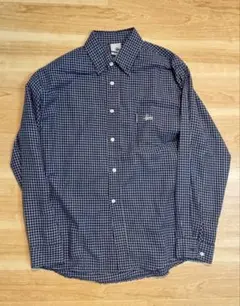 90s Old Stussy チェック柄 長袖シャツ USA製