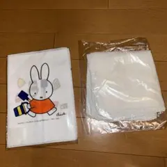 ミッフィー2枚 ＆ おまけガーゼハンカチ無地4枚