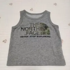 THE NORTH FACE タンクトップ 80cm グレー 迷彩