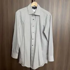 TAKA-Q チェック柄 ビジネスシャツ Lサイズ