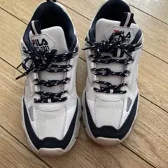 FILA】フィラ 限定 超厚底スニーカー 24cm ゴールドチェーン付き