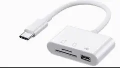 SDカードリーダー typeC 3in1 高速データ転送 iPhone iPadのサムネイル
