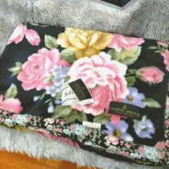 新品未使用 LA MORENE ADVANCE フラワーパターン毛布