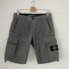 STONE ISLAND カーゴハーフパンツ ブラウン w32 - メルカリ