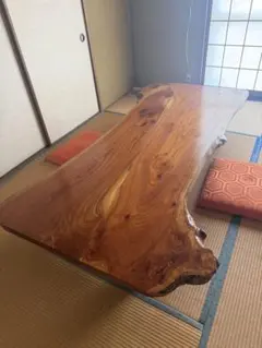 一枚板【希少】 花梨座卓 年輪 美品 かりん座卓 - メルカリ