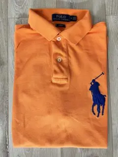 ポロバイラルフローレン 半袖ポロシャツ　ビックポニーロゴ　刺繍　ナンバリング