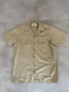 Dickies ディッキーズ ワークシャツ ベージュ Mサイズのサムネイル
