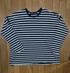 old uniqlo ボーダー　ロンt 長袖カットソー　ノームコア　y2k