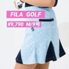 新品■9,790円【フィラゴルフ】フレア　スカート　M/9号　ゴルフウェア