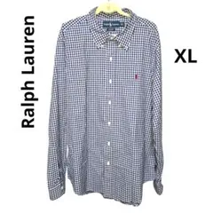 Ralph Lauren ラルフローレン ギンガムチェック ボタンダウン XL