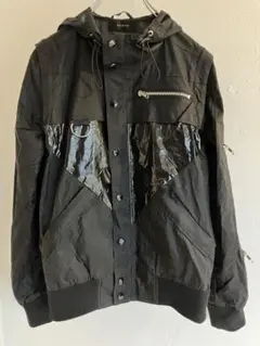 希少入手困難armed 2wayライトアウターナイロンブラックベスト