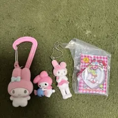 値下げ！未使用　サンリオ　マイメロ　ガチャガチャ　四個セット