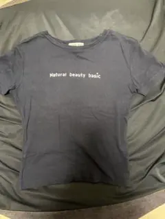 Natural Beauty Basic ロゴTシャツ ネイビーのサムネイル