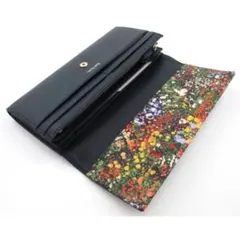 ☆ギフト対応可能☆新品☆箱付☆ポールスミス 人気花柄かぶせ 長財布 ネイビー☆