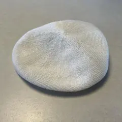 ベレー帽 白