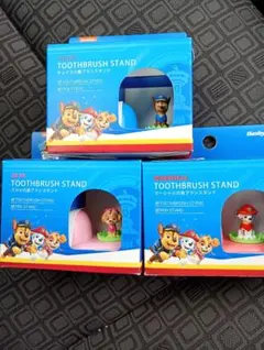 歯ブラシスタンド パウパトロール マーシャル チェイス スカイ3個セット