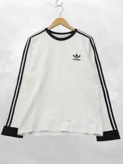 アディダスオリジナルス アディカラー スリーストライプス ロング Tシャツ M