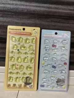 【新品未開封】ポムポムプリン シナモンロール ボンボンドロップシールセット