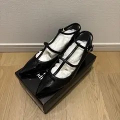 オデットエオディール　Tストラップ　パンプス