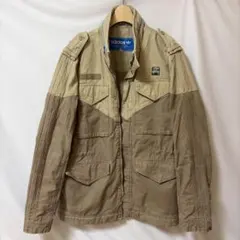 adidas ミリタリージャケット M-65 ベージュ M
