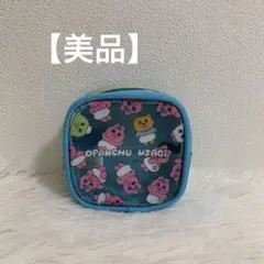 【美品】おぱんちゅうさぎ ポーチ カラビナ ブルー