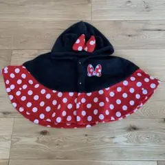 ミニーマウスベビーポンチョ 70-80cm