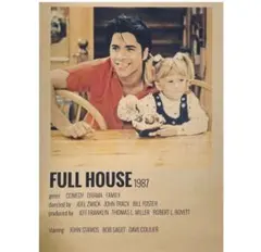 K563A3 フルハウス ポスター アメリカ テレビドラマ レトロ インテリア