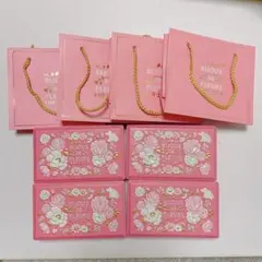 モロゾフ　ビジュードフルール缶 ショッパー 各4つセット 2025年